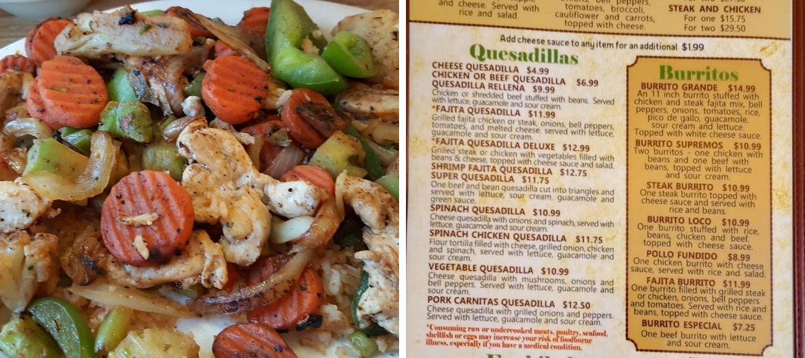 Lorenzo's Mexican Grille Menu